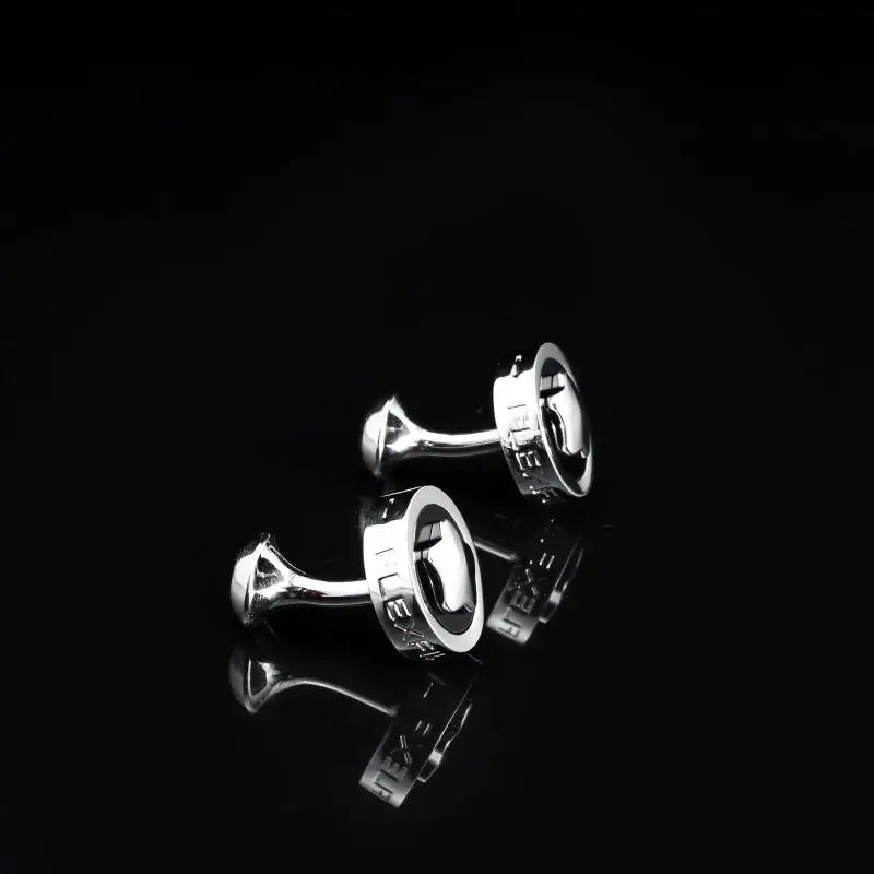 FLEXFIL Luxury shirt cufflinks for men's Brand cuff buttons cuff links gemelos High Quality round wedding abotoaduras Jewelry