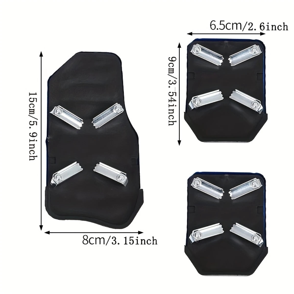 1set Car Pedal Protection Cover Car Brake Accelerator Pedal Manual Gear Pedal For Car Universal Pedal