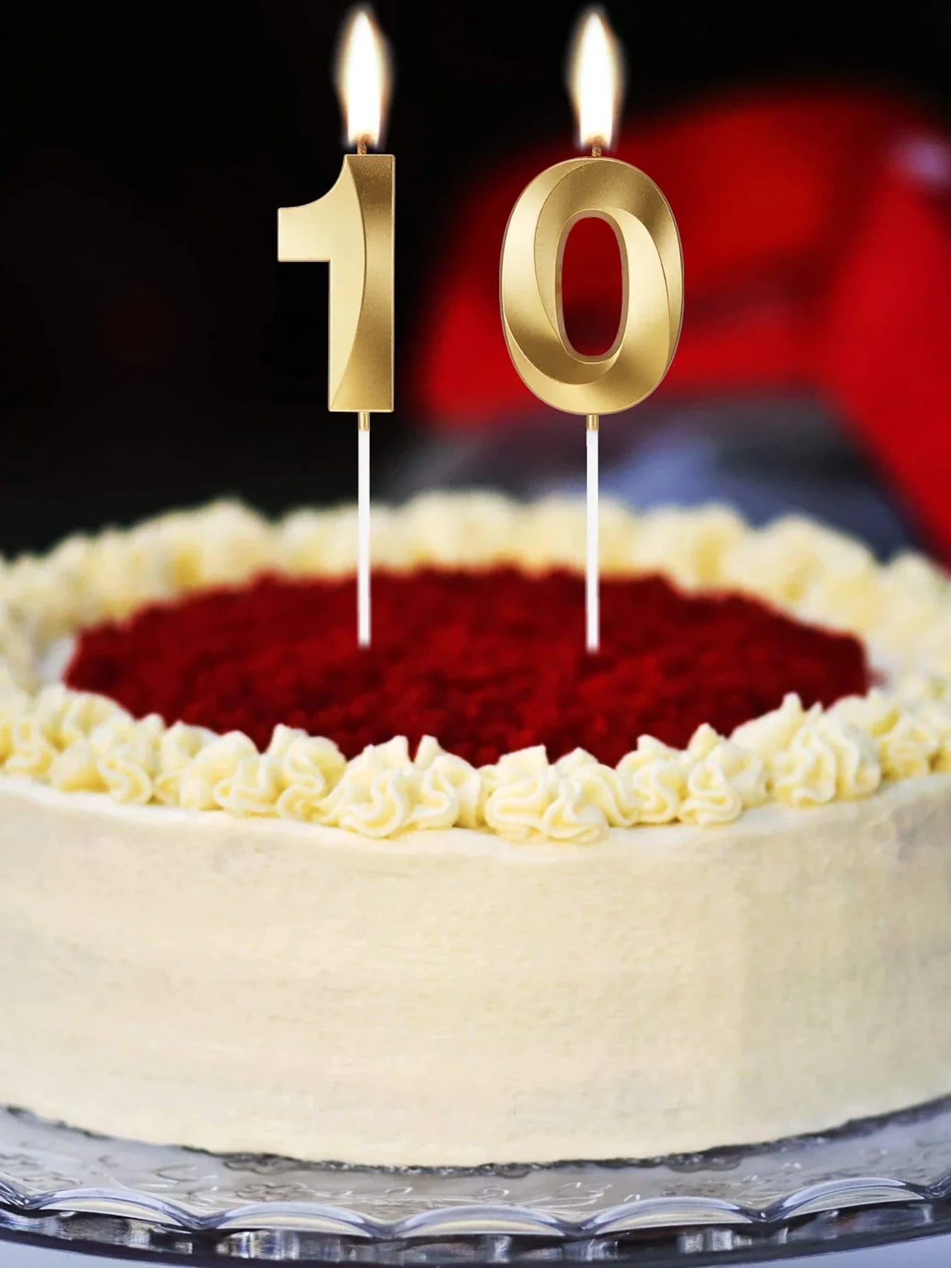 1pc-Birthday candles, cake digital candles, sparkling cake top decorations for parties, weddings, and birthday decorations