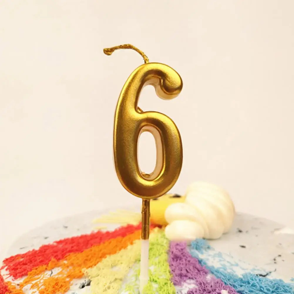 1 2 3 4 5 6 7 8 9 0 Number Birthday Candles Glitter Kids Birthday Candles Cake Topper Wedding Decoration Cake Decorating Candles