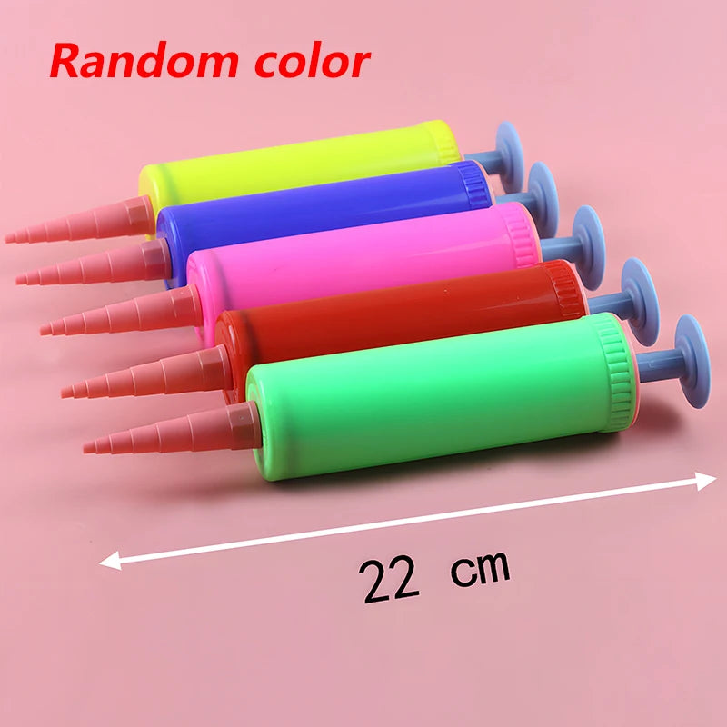 Balloon Pump Balloon Accessories Balloon inflator hand push Air Pump Footstep Pump Wedding Birthday Party Carnival Decor Tools