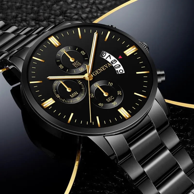 New Business Casual Watch Часы Мужские Luxury Fashion Watches Men Stainless Steel Quartz Wrist Watch for Man Relojes Para Hombre