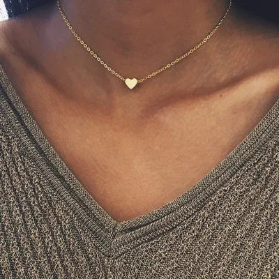 Korean Fashion Flat Cuba Snake Chain V Necklace for Women Jewelry Charm Party Choker Necklace Party Gift Collares Para Muje