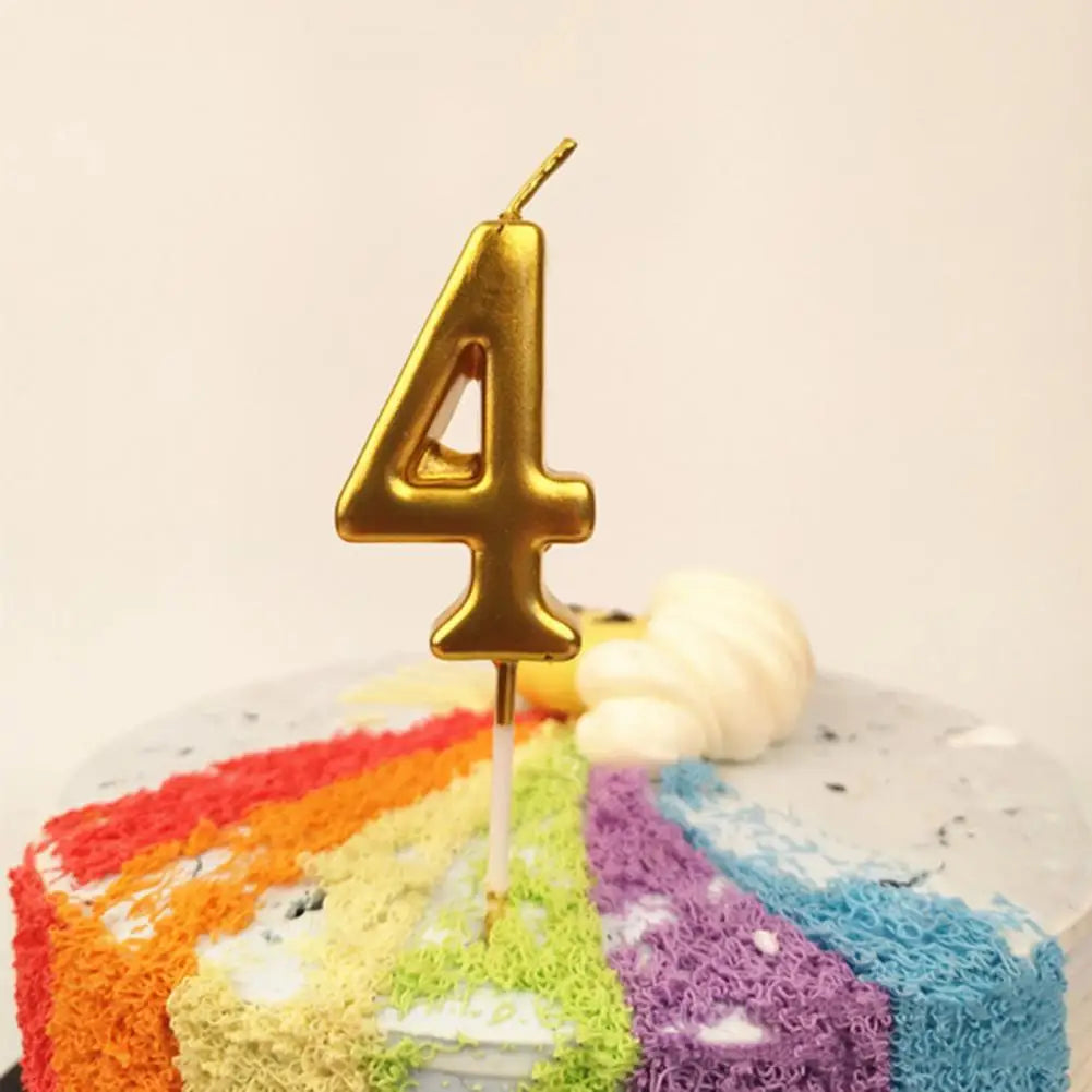 1 2 3 4 5 6 7 8 9 0 Number Birthday Candles Glitter Kids Birthday Candles Cake Topper Wedding Decoration Cake Decorating Candles