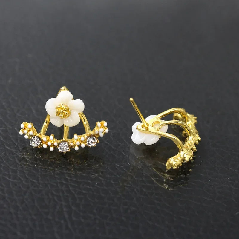 Luxury Fashion Women Daisy Earrings Women for Earrings Delicate Women Flower Earrings Luxury Couple Engagement Gift