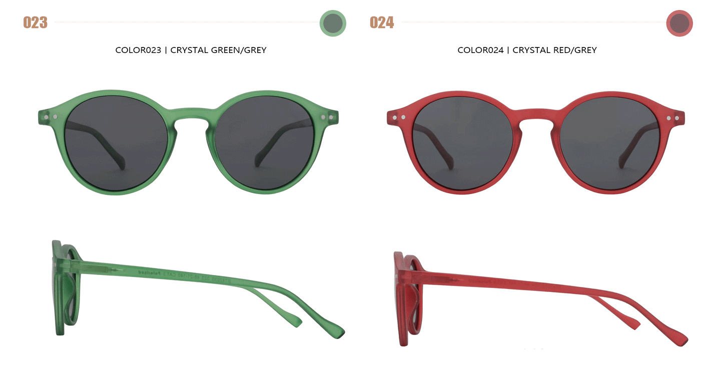 ZENOTTIC (S Size) Retro Circular Polarized Sunglasses 2024 Men Women Vintage Small Round Sun Glasses UV400 Goggles Shades