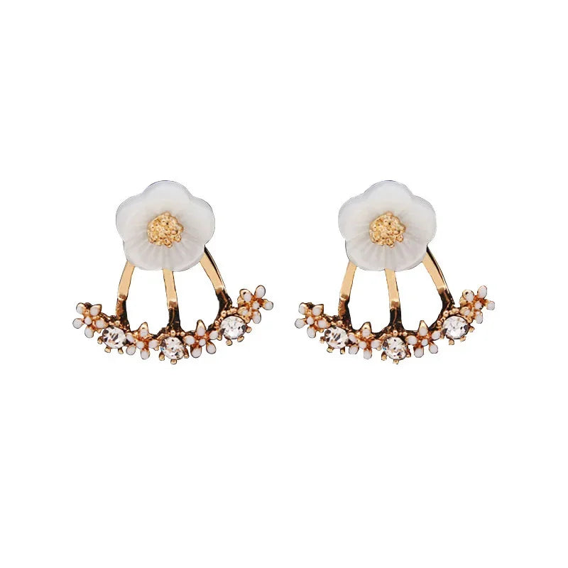 Luxury Fashion Women Daisy Earrings Women for Earrings Delicate Women Flower Earrings Luxury Couple Engagement Gift