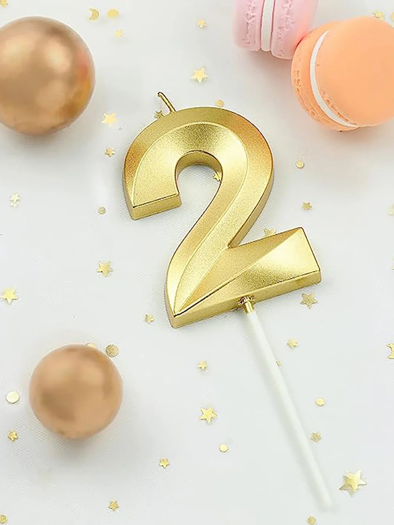 1pc-Birthday candles, cake digital candles, sparkling cake top decorations for parties, weddings, and birthday decorations