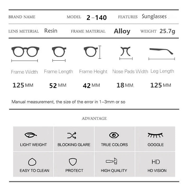 Mens Designer Square Polarized Sunglasses For Cycling Women Luxury Brand Rivet Sun Glasses Ladies Bans Eyewear UV400 Oculos De