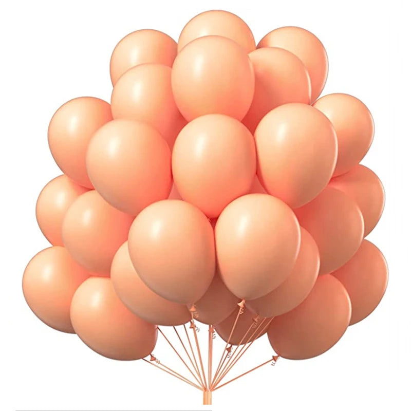 10inch Gold Confetti Metallic Balloons Macaroon Latex Ballon Baby Shower Globos Adult Anniversary Wedding Birthday Party Decor
