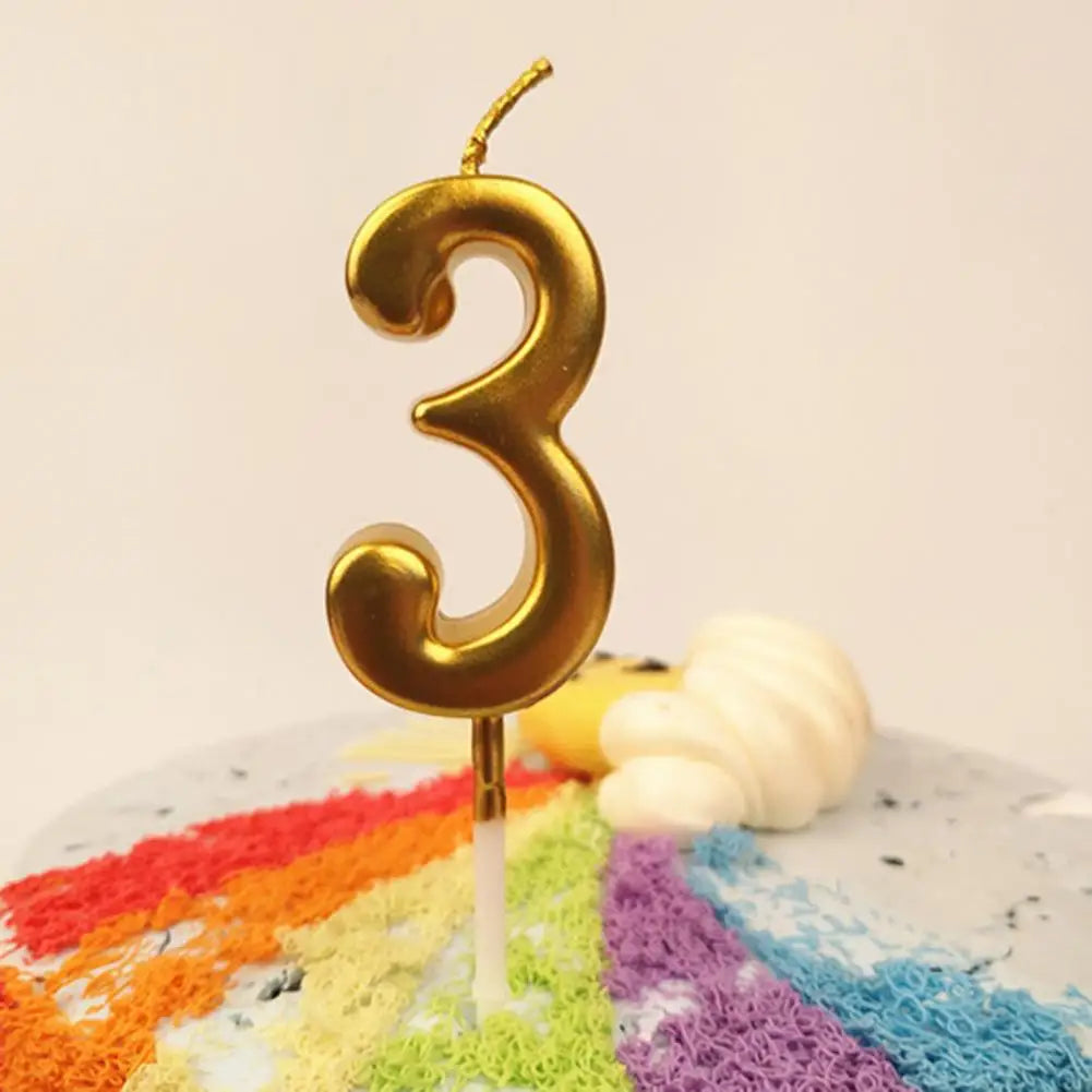 1 2 3 4 5 6 7 8 9 0 Number Birthday Candles Glitter Kids Birthday Candles Cake Topper Wedding Decoration Cake Decorating Candles