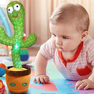 1 Piece -Talking And Dancing Cactus Toy For Baby Boys And Girls,Singing Recording,Gift That Can Talk To You Repeatedly-Perfect Choice For Kids