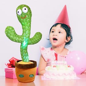 1 Piece -Talking And Dancing Cactus Toy For Baby Boys And Girls,Singing Recording,Gift That Can Talk To You Repeatedly-Perfect Choice For Kids