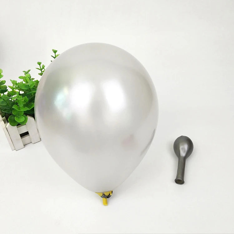 Pearl White Latex Balloon Wedding Party 10/12inch Purple Helium Baloon Decoration Birthday Party Festival Decor Wedding Supplies