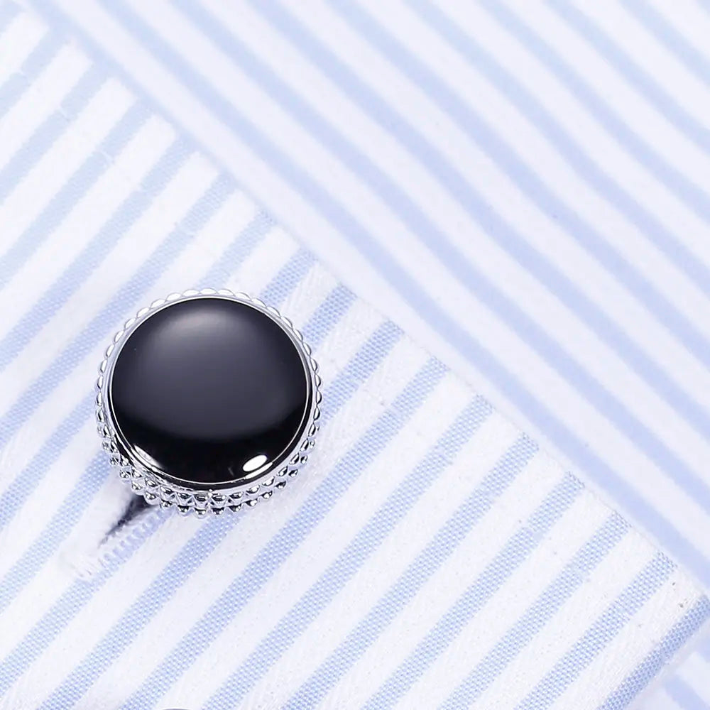 VAGULA Cufflinks Black Enamel Gemelos Top Luxury Men French Shirt Cuff links Wedding gift 825