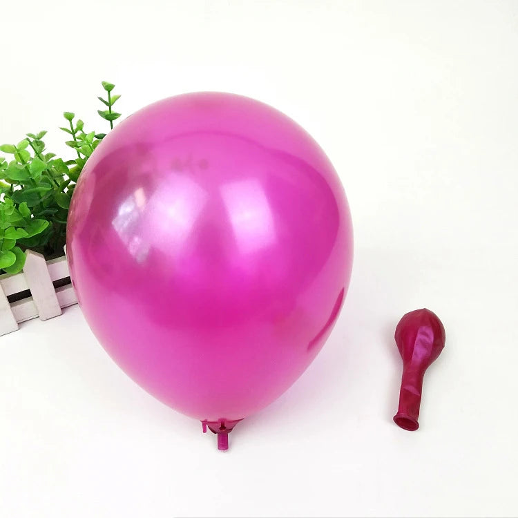 Pearl White Latex Balloon Wedding Party 10/12inch Purple Helium Baloon Decoration Birthday Party Festival Decor Wedding Supplies