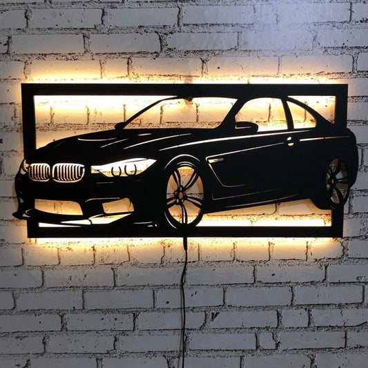 Dodge Car Led Sign Cars Fan Wall Deocr