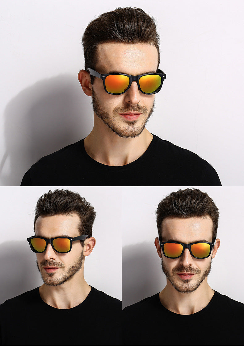 Mens Designer Square Polarized Sunglasses For Cycling Women Luxury Brand Rivet Sun Glasses Ladies Bans Eyewear UV400 Oculos De