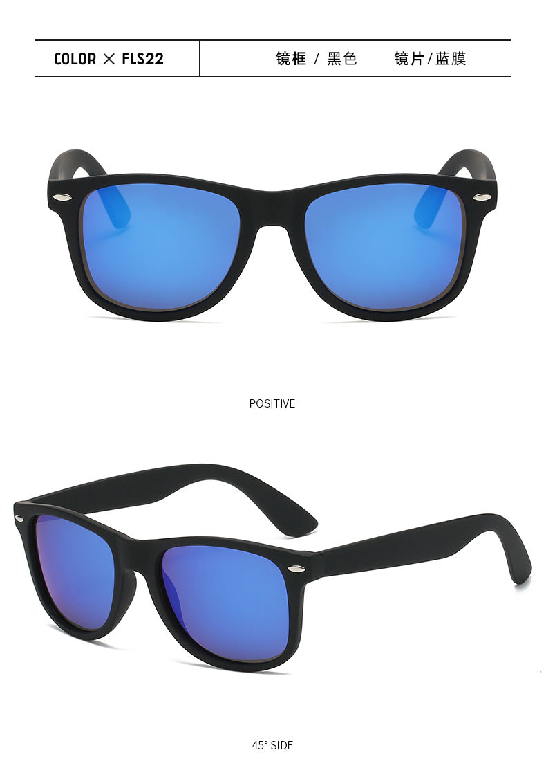 Mens Designer Square Polarized Sunglasses For Cycling Women Luxury Brand Rivet Sun Glasses Ladies Bans Eyewear UV400 Oculos De