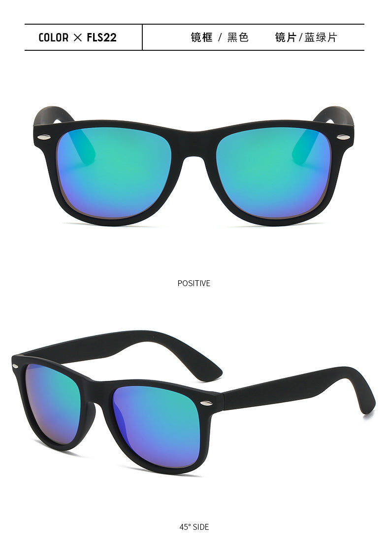 Mens Designer Square Polarized Sunglasses For Cycling Women Luxury Brand Rivet Sun Glasses Ladies Bans Eyewear UV400 Oculos De
