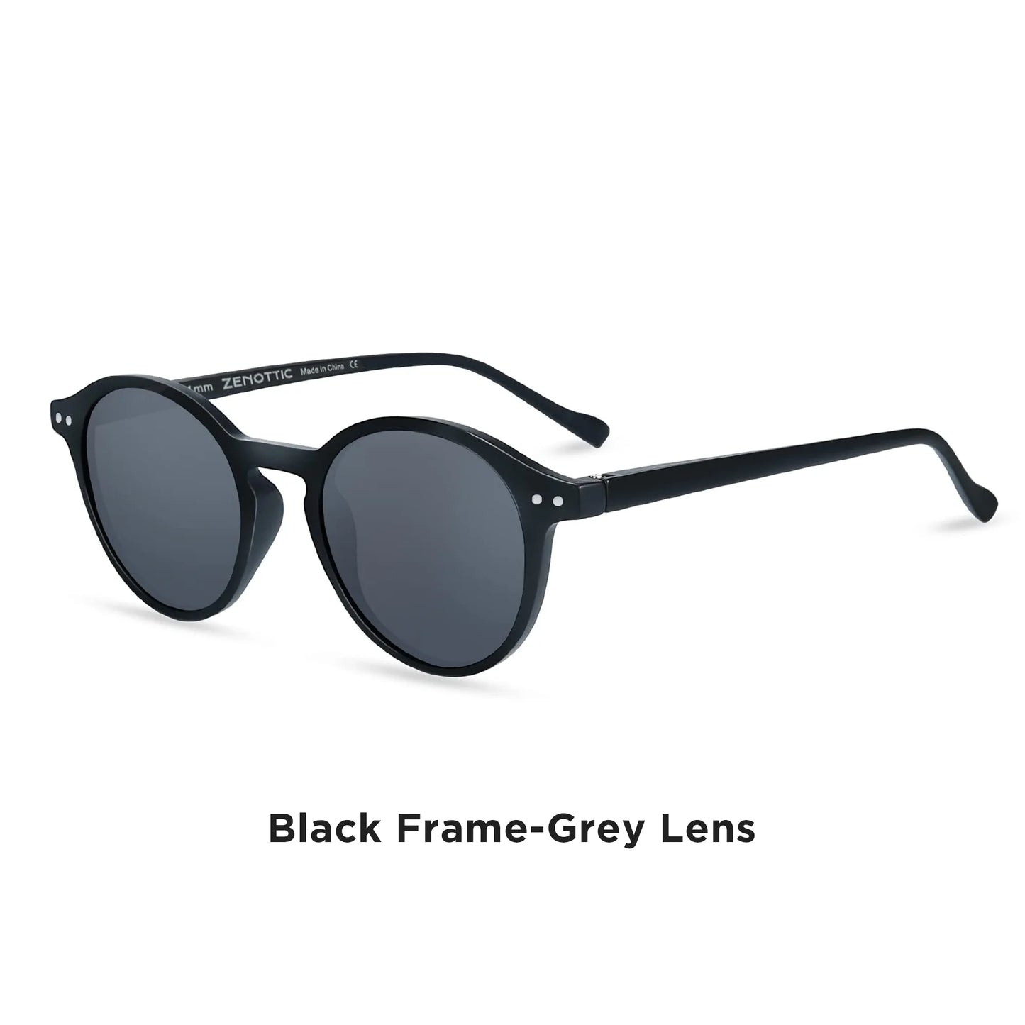 ZENOTTIC (S Size) Retro Circular Polarized Sunglasses 2024 Men Women Vintage Small Round Sun Glasses UV400 Goggles Shades