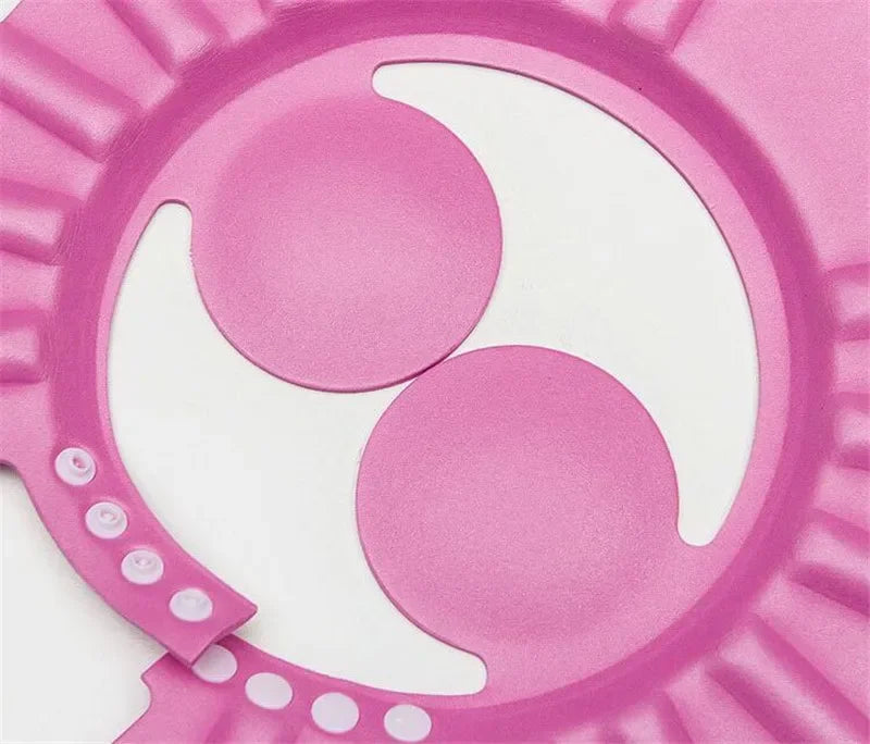 Baby Shower Soft Cap Adjustable Hair Wash Hat for Kids Ear Protection Safe Children Shampoo Bathing Shower Protect Head Elegant Bathing Cap Kids