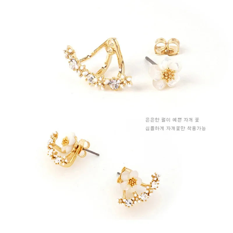 Luxury Fashion Women Daisy Earrings Women for Earrings Delicate Women Flower Earrings Luxury Couple Engagement Gift