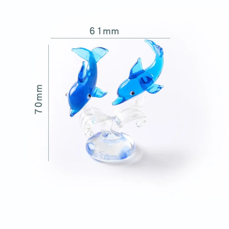 1 Piece Romantic Crystal Glass Creative Cute Little Dolphin Birthday Wedding Present Hot Sale