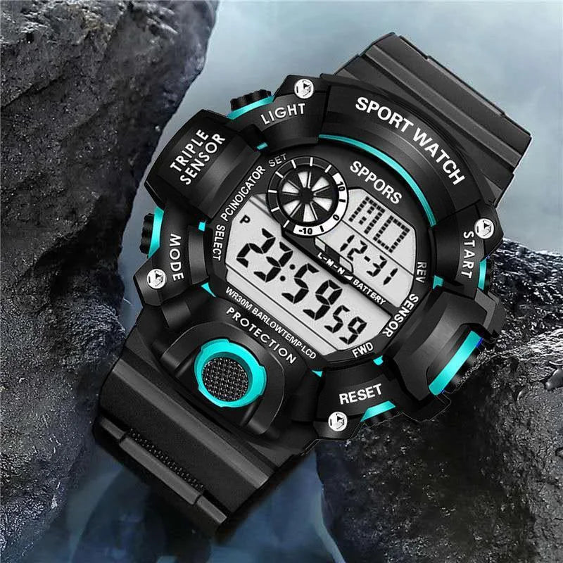 Kegllect Top Selling Product Watch  Men Sports Multifunction Life Digital Watch Casual Watches Best Watch for Gym