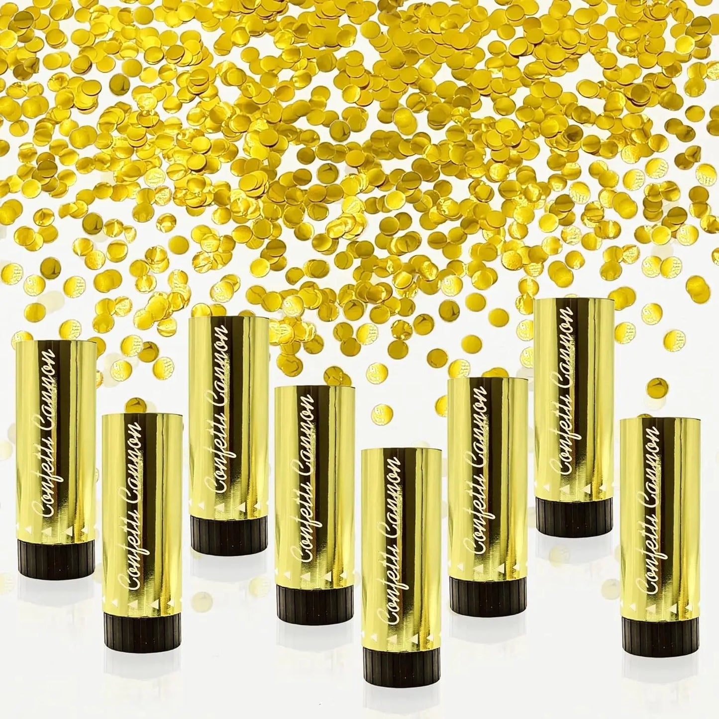 Confetti Poppers Cannons for Wedding Birthday Graduation Baby Shower Anniversary Christmas New Year's Party Supplies Decorations
