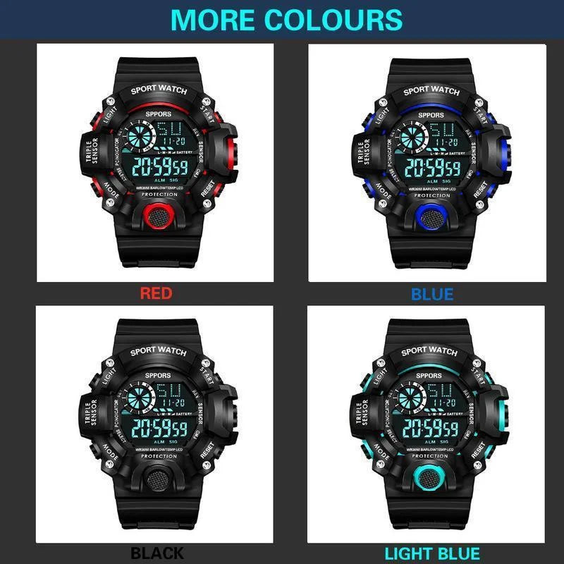 Kegllect Top Selling Product Watch  Men Sports Multifunction Life Digital Watch Casual Watches Best Watch for Gym