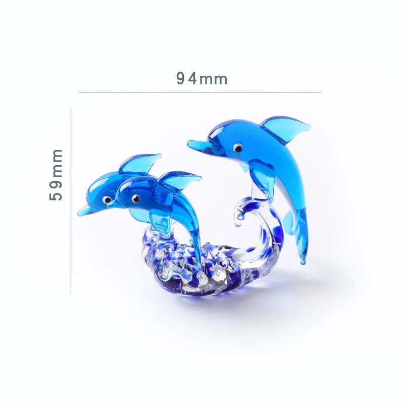 1 Piece Romantic Crystal Glass Creative Cute Little Dolphin Birthday Wedding Present Hot Sale