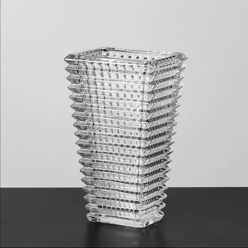 Wedding Luxury Vase Yellow Glass Tall Golden Nordic Vase Aesthetic Black Minimalist Jarrones Decorativos Moderno Room Decoration