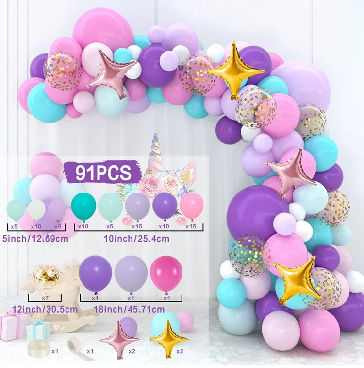 Tender Pink Gold Balloon Garland Arch Kit Wedding Birthday Party Decoration Adult Kids Baby Shower Decor Ballon Wedding Supplies
