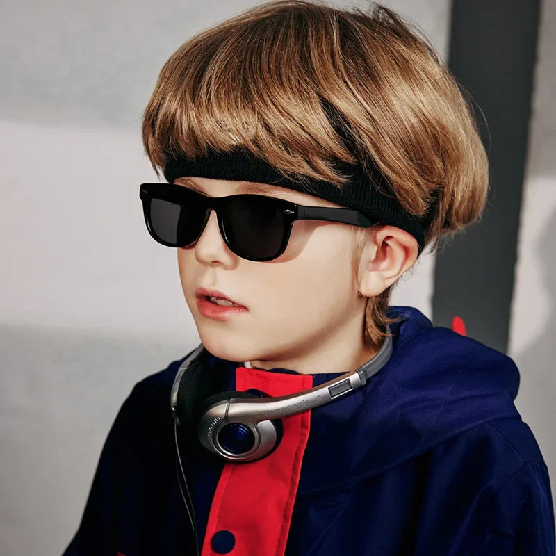 Kids Polarized Sunglasses TR90 Boys Girls UV Protection Sun Glasses Silicone Safety Glasses For Children Baby Eyewear Age 3-12