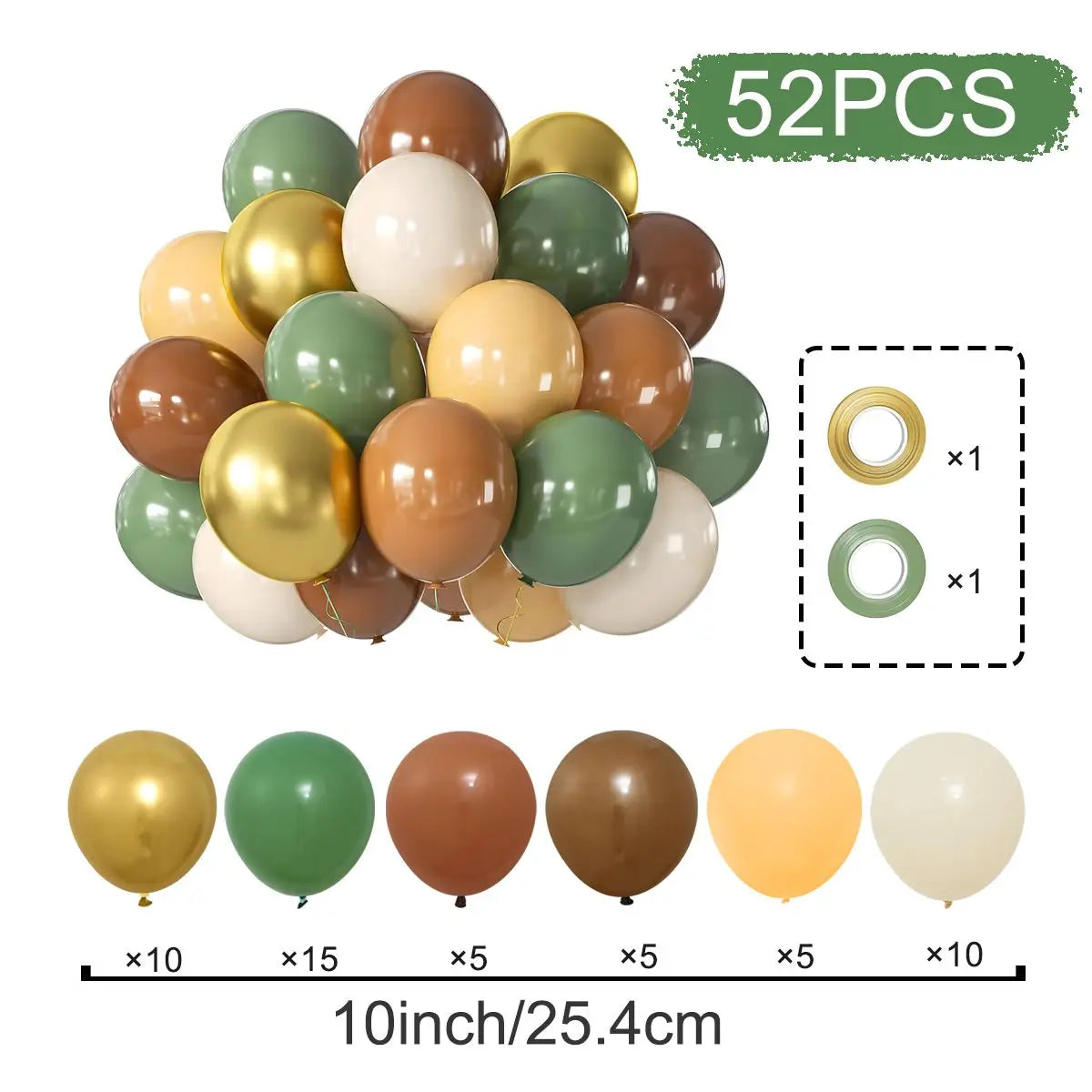 31/36/37/51/101Pcs Metallic Balloons Pearl White Latex Balloon Gold Confetti Balloons for Birthday Weddings Party Decorations