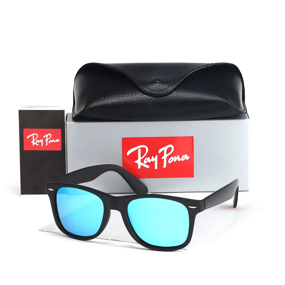 Mens Designer Square Polarized Sunglasses For Cycling Women Luxury Brand Rivet Sun Glasses Ladies Bans Eyewear UV400 Oculos De