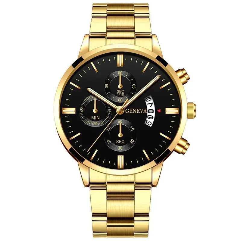 New Business Casual Watch Часы Мужские Luxury Fashion Watches Men Stainless Steel Quartz Wrist Watch for Man Relojes Para Hombre