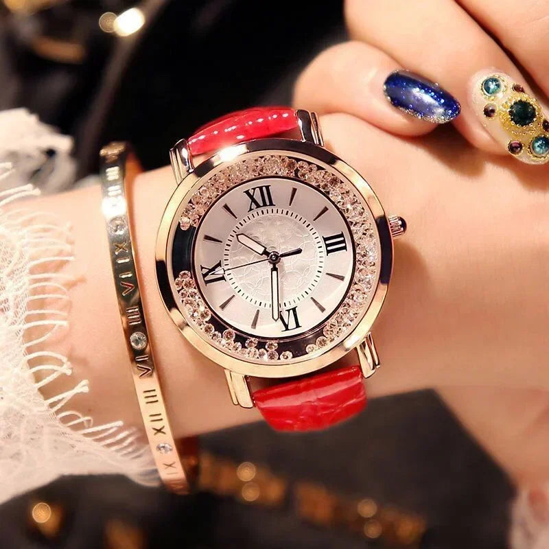 Trend Women's Watch Light Luxury Fashion Quartz Watches, Fashion Leisure Student Simple Belt Roman Numeral Quartz Wristwatches