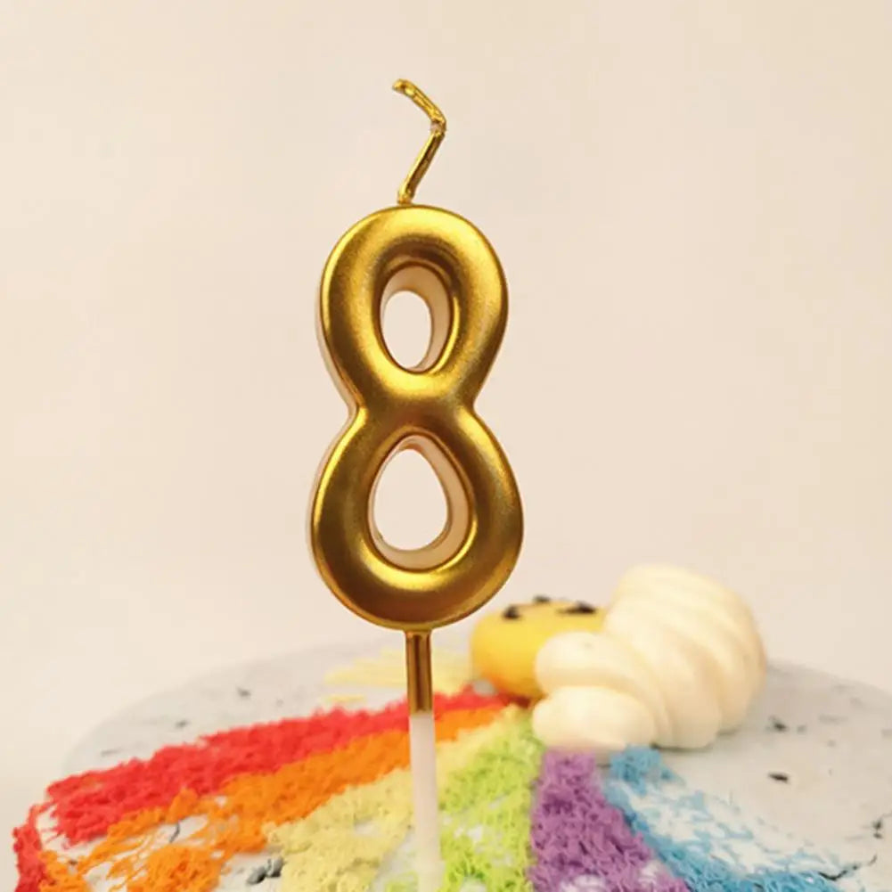 1 2 3 4 5 6 7 8 9 0 Number Birthday Candles Glitter Kids Birthday Candles Cake Topper Wedding Decoration Cake Decorating Candles