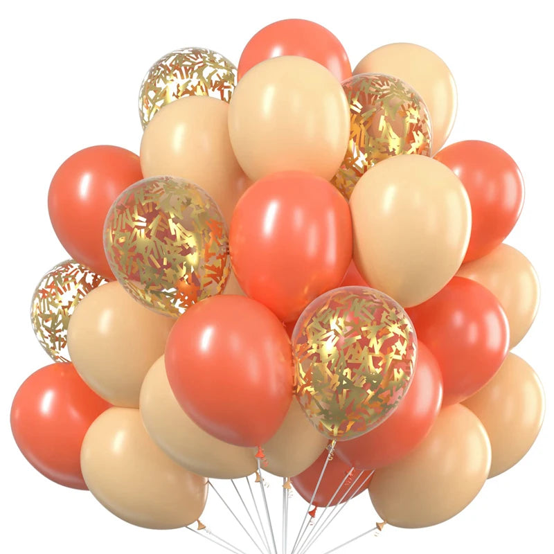 10inch Gold Confetti Metallic Balloons Macaroon Latex Ballon Baby Shower Globos Adult Anniversary Wedding Birthday Party Decor