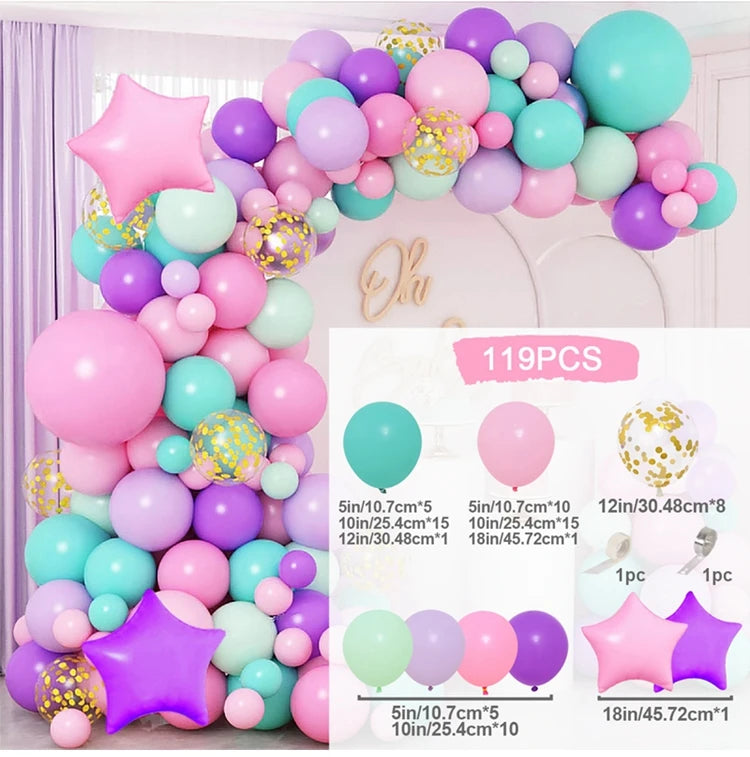 Tender Pink Gold Balloon Garland Arch Kit Wedding Birthday Party Decoration Adult Kids Baby Shower Decor Ballon Wedding Supplies