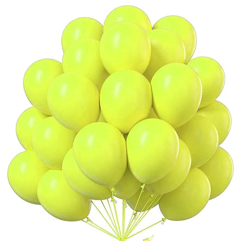 10/20/30pc 10/12inch Pearl Latex Balloon White Pink Blue Helium Ball Wedding Adult Birthday Party Decoration Baby Shower Globos