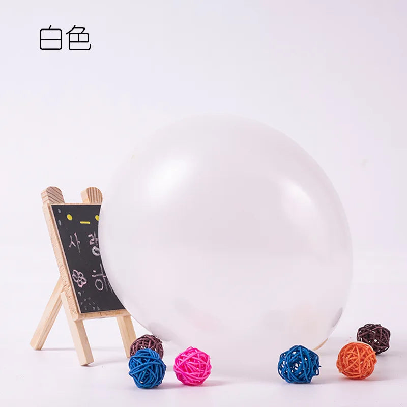 Pearl White Latex Balloon Wedding Party 10/12inch Purple Helium Baloon Decoration Birthday Party Festival Decor Wedding Supplies