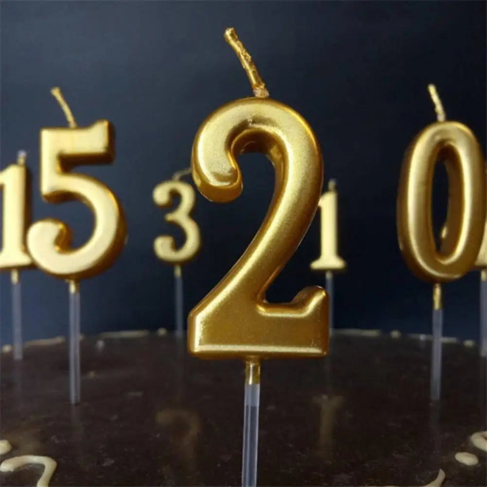 1 2 3 4 5 6 7 8 9 0 Number Birthday Candles Glitter Kids Birthday Candles Cake Topper Wedding Decoration Cake Decorating Candles
