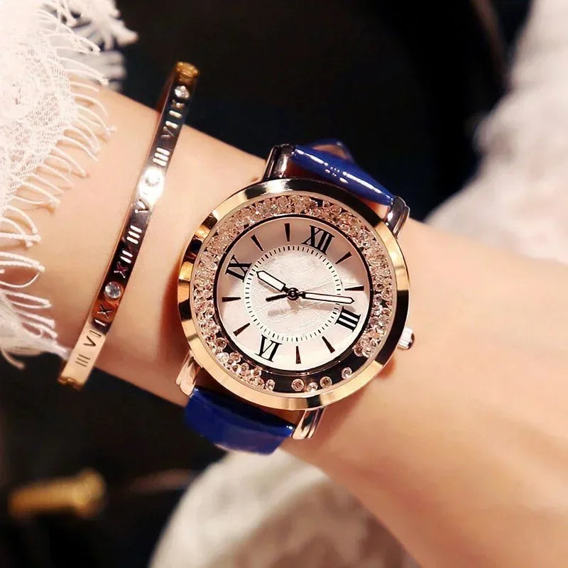 Trend Women's Watch Light Luxury Fashion Quartz Watches, Fashion Leisure Student Simple Belt Roman Numeral Quartz Wristwatches
