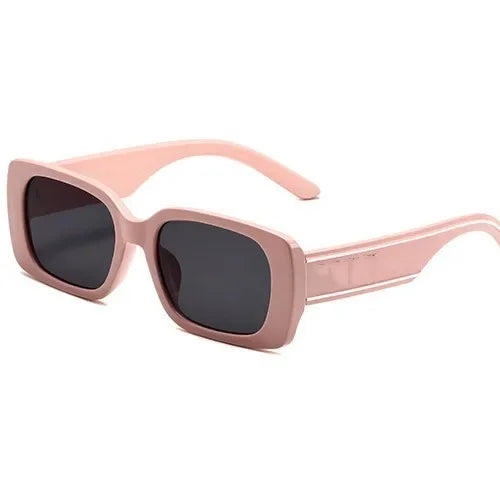 Square Men's Women's Sunglasses High-end Sun Glasses Vintage Travel Photography Driving Sunglasses Acrylic Lenses Plastic Frame