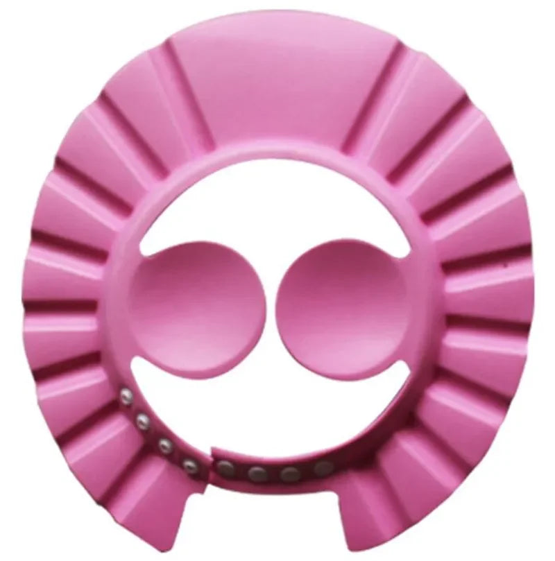 Baby Shower Soft Cap Adjustable Hair Wash Hat for Kids Ear Protection Safe Children Shampoo Bathing Shower Protect Head Elegant Bathing Cap Kids