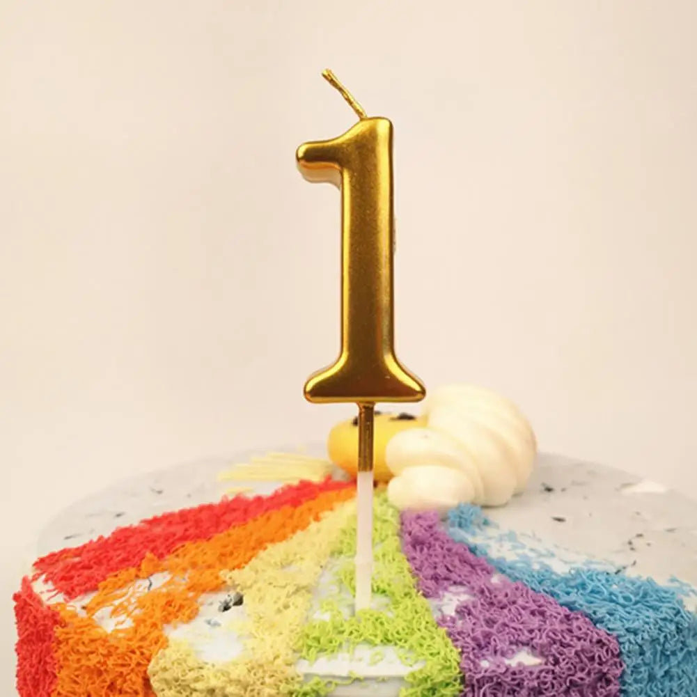 1 2 3 4 5 6 7 8 9 0 Number Birthday Candles Glitter Kids Birthday Candles Cake Topper Wedding Decoration Cake Decorating Candles