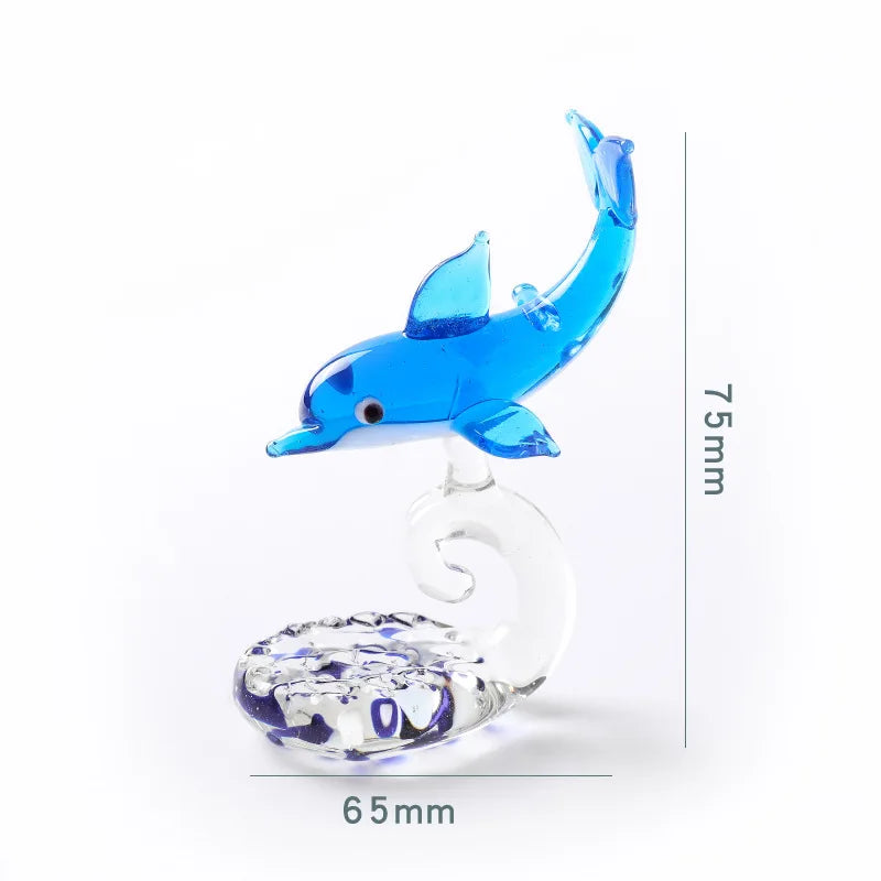 1 Piece Romantic Crystal Glass Creative Cute Little Dolphin Birthday Wedding Present Hot Sale